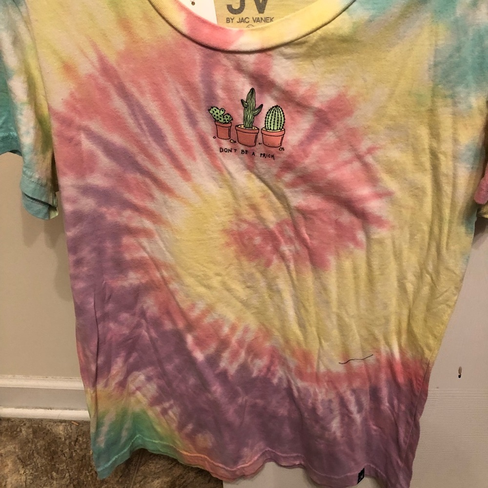 Tie dye plant t shirt